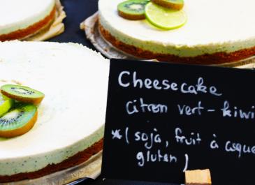 cheesecakes citron kiwi