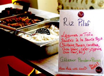 Buffet cantine pour formation