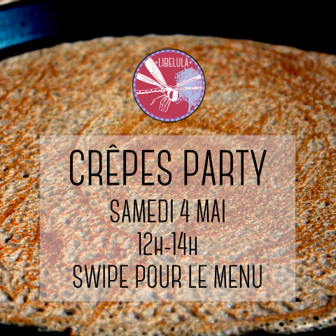 Crêpes party. Samedi 4 mai
